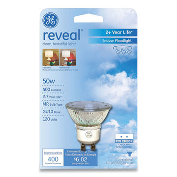GE Reveal Quartzline Mr-16 Halogen Floodlight, 50 W, Daylight freeshipping - TVN Wholesale